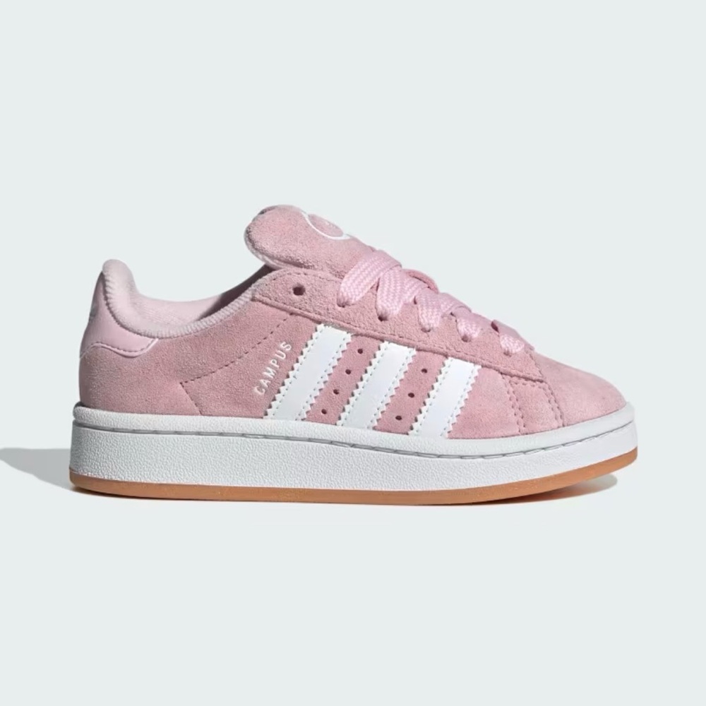 Adidas Campus Suede Sneakers in Pink and White